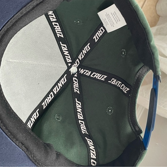 SANTA CRUZ Mid Profile Snapback Hat Wave Dot Skate Hat - Picture 4 of 4